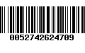 Código de Barras 0052742624709