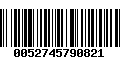 Código de Barras 0052745790821