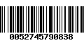 Código de Barras 0052745790838