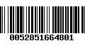 Código de Barras 0052851664801