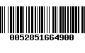 Código de Barras 0052851664900