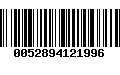 Código de Barras 0052894121996