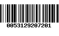 Código de Barras 0053129207201