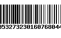 Código de Barras 00532732301607680441