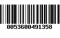 Código de Barras 0053600491358