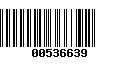 Código de Barras 00536639