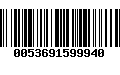 Código de Barras 0053691599940