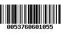 Código de Barras 0053760601055