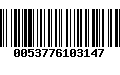 Código de Barras 0053776103147