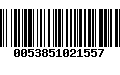 Código de Barras 0053851021557