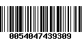 Código de Barras 0054047439309