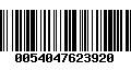 Código de Barras 0054047623920