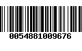 Código de Barras 0054881009676