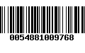 Código de Barras 0054881009768