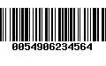 Código de Barras 0054906234564