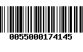 Código de Barras 0055000174145