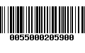 Código de Barras 0055000205900