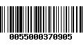 Código de Barras 0055000370905