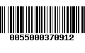 Código de Barras 0055000370912