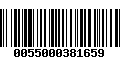 Código de Barras 0055000381659