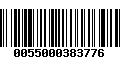 Código de Barras 0055000383776