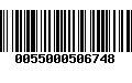 Código de Barras 0055000506748