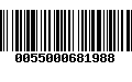 Código de Barras 0055000681988