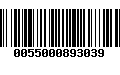 Código de Barras 0055000893039