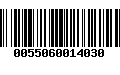 Código de Barras 0055060014030