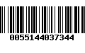 Código de Barras 0055144037344