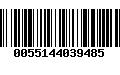 Código de Barras 0055144039485