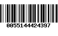 Código de Barras 0055144424397