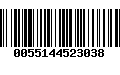 Código de Barras 0055144523038