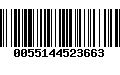 Código de Barras 0055144523663