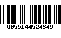 Código de Barras 0055144524349