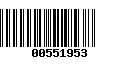 Código de Barras 00551953