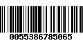 Código de Barras 0055386785065