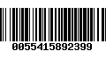 Código de Barras 0055415892399