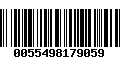 Código de Barras 0055498179059