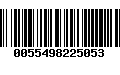 Código de Barras 0055498225053