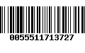 Código de Barras 0055511713727