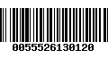 Código de Barras 0055526130120