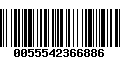 Código de Barras 0055542366886