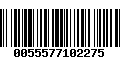 Código de Barras 0055577102275