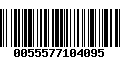 Código de Barras 0055577104095