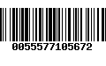 Código de Barras 0055577105672