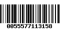 Código de Barras 0055577113158