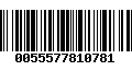 Código de Barras 0055577810781