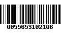 Código de Barras 0055653102106