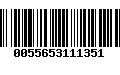 Código de Barras 0055653111351